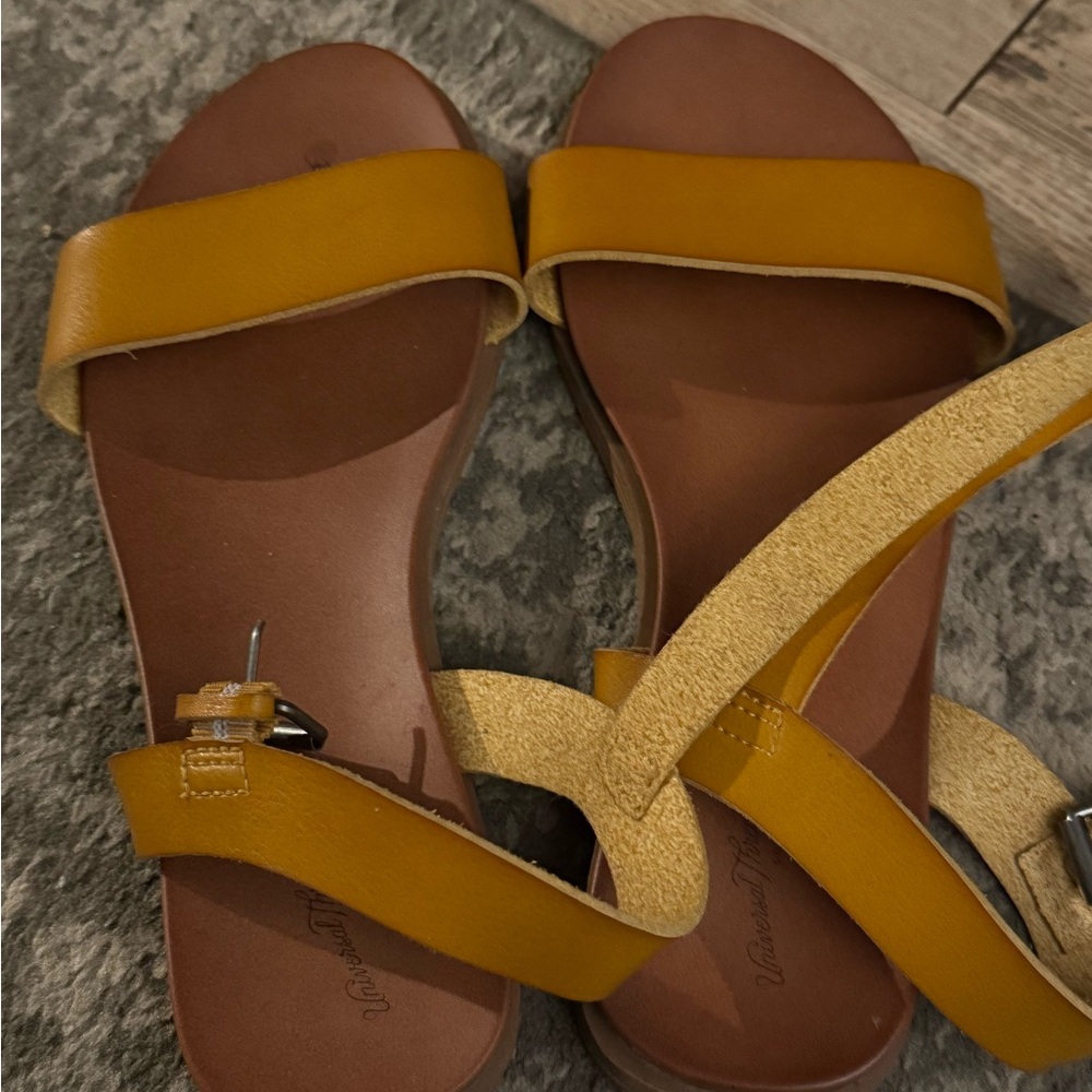 Universal Thread Mustard Sandals